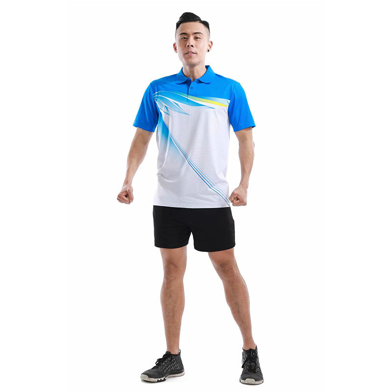 Sweat Wicking Shirt Men's and Women's Badminton Clothing Sports Suit