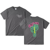 Travis Scott Astroworld Shirt Cactus Short-Sleeved T-shirt for Men