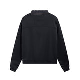 Rhude Hoodie Embroidery Denim Collar Stitching for Men and Women
