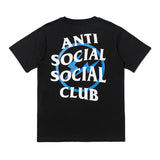 Anti Social Club T Shirt Summer Print Men's Short Sleeve T-shirt