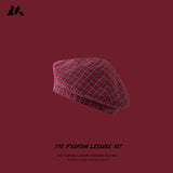 Toboggan Hat Beret Warm Wool Hat Female