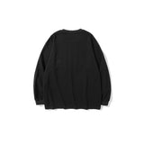 Mens Fall Outfits Long-Sleeved T-shirt Men And Women Style Couple Wear Loose Love Printed Crew Neck Top Spring