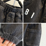 Toddler Boys Pants Boy's Denim Pants Spring and Autumn Casual