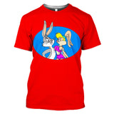 Bugs Bunny Shirt T-Shirt Summer Men'S T-Shirt Printed Loose Casual