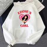 Stranger Things Hoodie Stranger Things 4 Peripheral Printed Hoodie Brushed Hoody Female