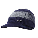 Men Winter Hats Men's Winter Hat Thermal Knitting Woolen Cap Men's Winter