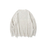 Mens Fall Outfits Cable-Knit Sweater Men's Loose Couple Sweater Sweater Solid Color Top