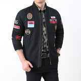 Graphic Leather Jacket Women's Spring and Autumn Men's Coat Autumn Workwear Aircraft Jacket Top