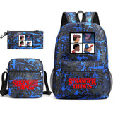 Stranger Things Hellfire Club Backpack Stranger Things Backpack Three-Piece Set