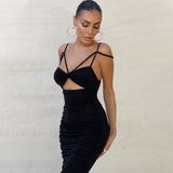 Mini Club Dresses Women's Sexy Wrap Dress Slim Dress