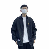 Men Denim Jacket Denim Shirt Men's Shirt Baggy Casual Jacket