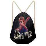 Stranger Things Hellfire Club Handbag Drawstring Pocket Shoulder Drawstring Backpack Bag