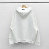 Fog Fear of God Essentials Hoodie Double Line Drop Shoulder Sweatshirt Alphabet plus Velvet Hoodie