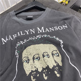 Marilyn Manson T Shirt Fog Vintage Vintage Distressed T-shirt