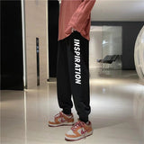 Men Pants Men Spring and Autumn Pure Cotton Loose Track Pants Men
