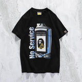 Shark Print T Shirt Summer Casual Cartoon Anime Pullover Short Sleeve Round Neck T-Shirt