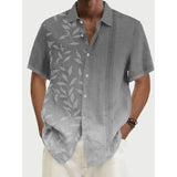 Men Beach T Shirts Men's Fashion Short Sleeve Shirt