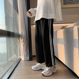 Men Pants Men's Spring/Summer Loose Drawstring Casual Jogger Pants