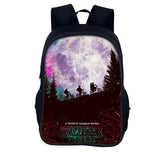 Stranger Things Backpack Youth Casual Backpack Man and Woman Cartoon School Bag Large-Capacity Backpack