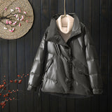 Women Winter Coats Puffer Jacket Down Coat Down Jacket Women's Short Loose Lapel Winter Coat