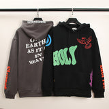 Kanye West KSG Hoodie Autumn and Winter Foam Graffiti Printing Hooded Men and Women
