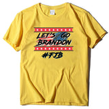 Let's Go Brandon T Shirts Brandon Printed Short-Sleeved T-shirt Women's Bottoming Shirt