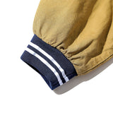 Men Denim Coat Jean Jackets Color Contrast Patchwork Denim Jacket Men's Loose Street Stand Collar Baseball Uniform Coat