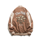 Baby Blue Varsity Jacket Autumn Men's Baseball Uniforms Stitching Sports Jacket Handsome