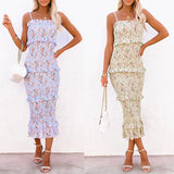 Maddy Euphoria Outfits Sexy Suspender Dress Long Dress Tight Skirt