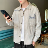 Corduroy Varsity Jacket Corduroy Coat Men's Spring and Autumn Jacket Casual Student Autumn and Winter Clothes Top Clothes