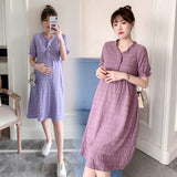 Maternity Clothes Dress Summer Maternity Dress for Pregnant Women