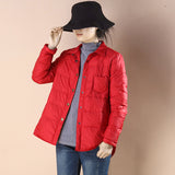 Women Winter Coats Puffer Jacket Down Coat Winter Warm White Duck Down Jacket Female Slim Fit Patchwork