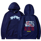 Travis Scott Astroworld Hoodie Hooded Fleece Casual Pullover