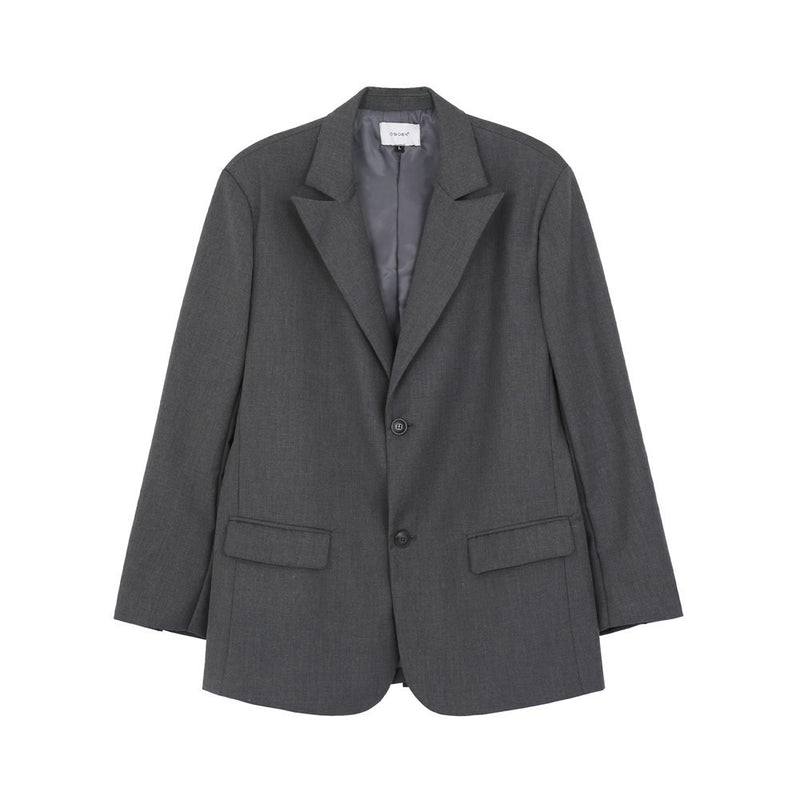 Men's Casual Suit Man Blzer Simple Style Solid Color Single Breasted Blazer Men Loose Lapels Casual Suit Top