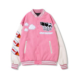 College Jacket Fall/Winter Jacket Men's Retro Baseball Cow Suit Loose Couple Coat