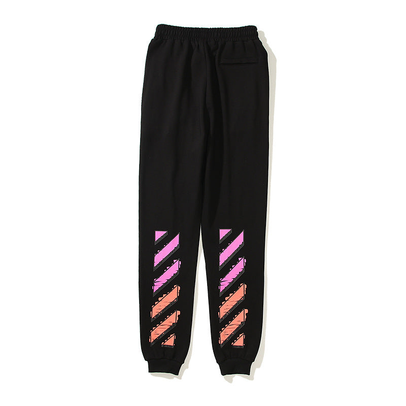 Summer Printed Loose Casual Street Trousers