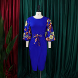 Nina Parker plus Size Dresses plus Size Temperament Dress