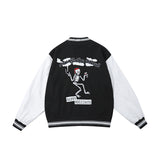 Mens Fall Outfits Vintage Baseball Uniform Men's and Women's Vintage Pilot Jacket