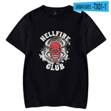 Hellfire Club Shirt Summer Menswear Pullover Short Sleeve T-shirt
