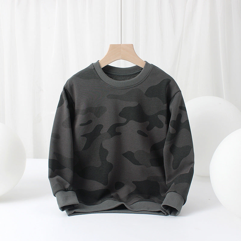 Children Boy Hoodie Children's Autumn Clothing Sweater Long Sleeve Fashion Camouflage