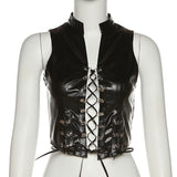 Music Festivals Rave Outfits Girls Tops Summer Women's Fashion Slim Vest for Women