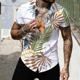 Men Beach T Shirts Men's Fashion Fashion Short Sleeve Shirt