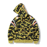 Bape Military Hoodie Autumn Men Camouflage Hoodie Coat