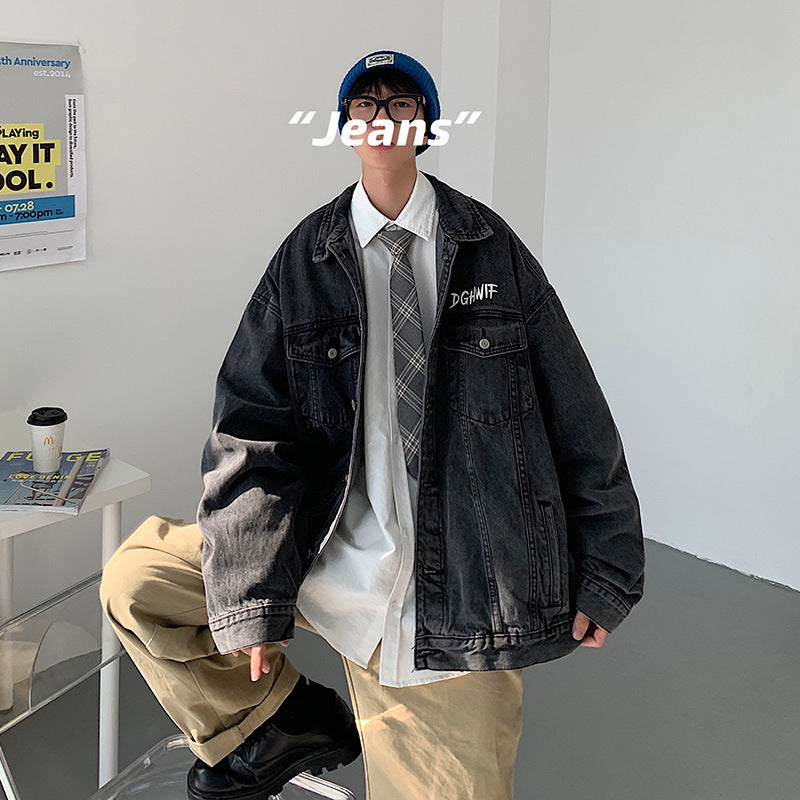 Men Denim Jacket Vintage Denim Jacket Men 'S Jacket