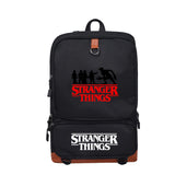 Stranger Things Hellfire Club Backpack Stranger Things Peripheral Schoolbag Starry Sky Lightning Backpack