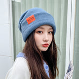 Women Winter Hats Autumn and Winter Women's Fashionable Stylish Earmuffs Fleece-Lined
