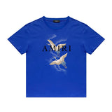 Amiri T Shirt Casual Hip Hop round Neck Short Sleeve T-shirt