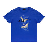 Amiri T Shirt Casual Hip Hop High Street round Neck Short Sleeve T-shirt
