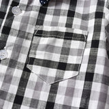 Children Boy Formal Shirt & Suspender Pants 2 Piece Set Autumn Long Sleeve Cotton Cardigan Suspender Trousers