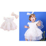 Baby Girl Christening Dress Baptism Dresses Girl Baptism Dress Summer Baby Jumpsuits Princess Dress